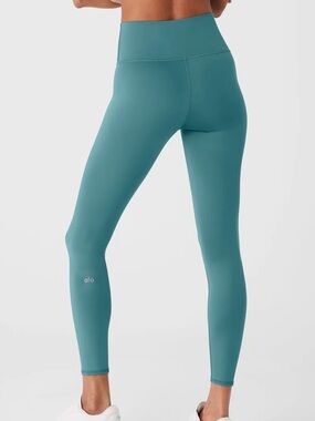 Alo Yoga 7/8 High-Waist Airlift Legging Teal Agate